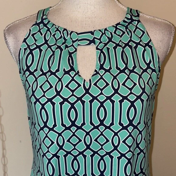 Lulu-B sleeveless keyhole shift mini dress - Picture 5 of 7
